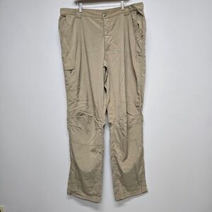 Mountain Equipment Co-op MEC Hiking Pants Mens 44x37 Khaki Nylon Cargo Gorpcore